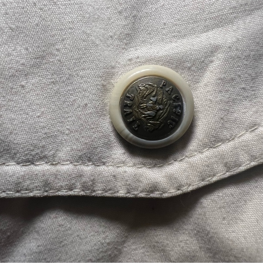 Vintage 90s Pacific Trail Coat Women’s Large Blanket Lined Hiking Beige Jacket - Picture 4 of 14